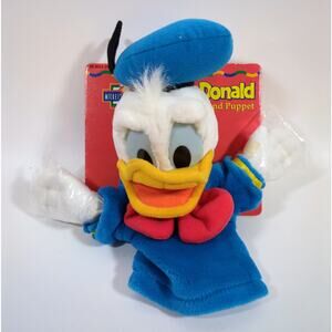 VTG Donald Duck 10" Hand Puppet Mickey's Stuff for Kids NEW Unopened Disney